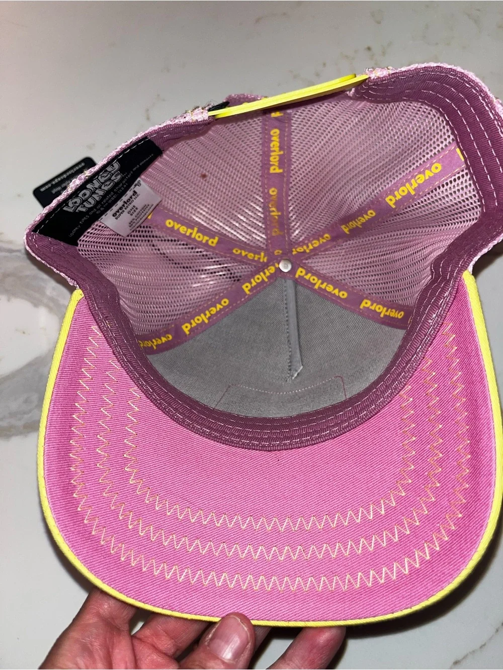 Overlord cap trucker hat Lola bunny nwt Osfa
